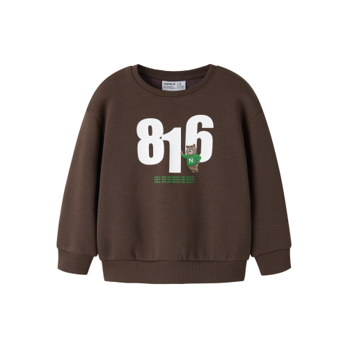 NAME IT Sweatshirt Nikan Chocolate Brown