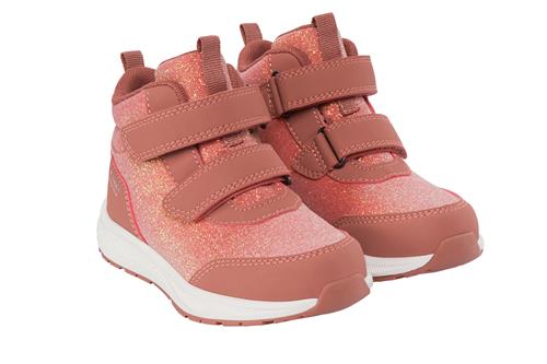Viking Bouncy Glitter Mid WP 2V Overgangssko Pink  Pink 22 EU  Lyserød  22 EU  Piger