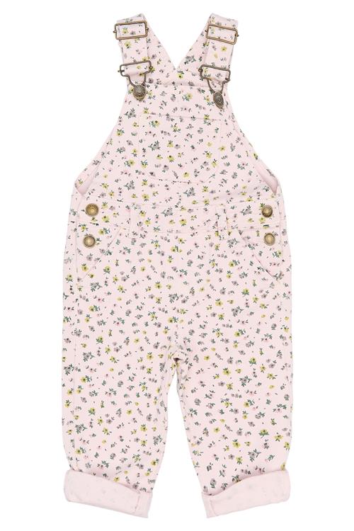 The New Siblings Sif Dungarees I Denim Light Lilac Aop  Light Lilac AOP-86 cm  Lilla  86 cm  Piger