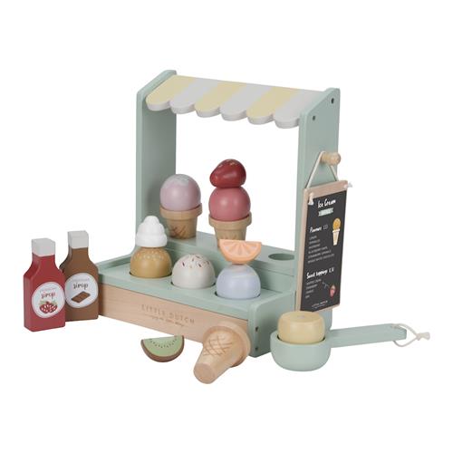 Little Dutch Legetøjs-isbutik Multi  Multi-OS Wood Grøn  One Size 3+ Years Drenge, Piger