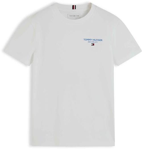 Tommy Hilfiger Essential Logo T-shirt White  White 6 Y  Hvid  6 år  Drenge, Piger