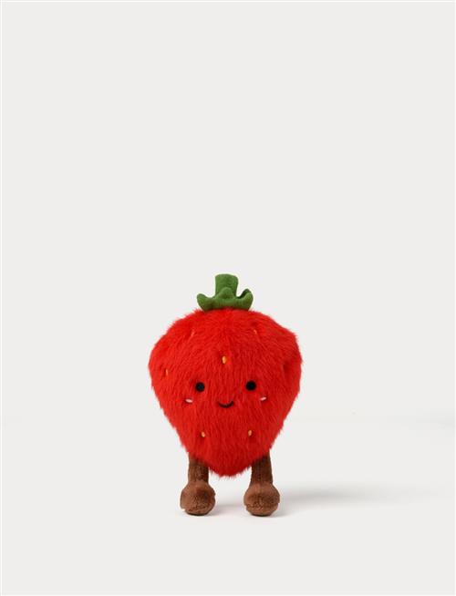 Teddykompaniet Teddy Jordbær Red  Red-OS  Rød  One Size From Newborn Drenge, Piger