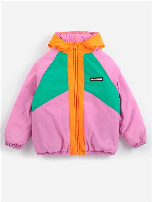 Bobo Choses Almost Moiré Vendbar Anorak Fuchsia  Fuchsia 6-7 Y  Lyserød  6-7 år  Piger