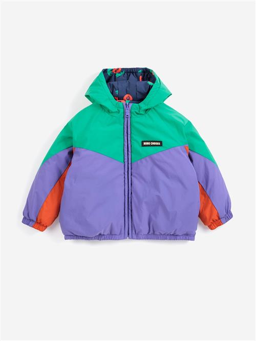 Bobo Choses Stamp Bloom Vendbar Anorak Navy Blue  Navy Blue 18 Months  Marineblå  18 måneder  Drenge, Piger