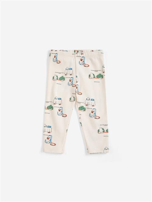 Bobo Choses Everyday Ghosts Leggings Offwhite  Offwhite 1 Y  Hvid  1 år  Drenge, Piger