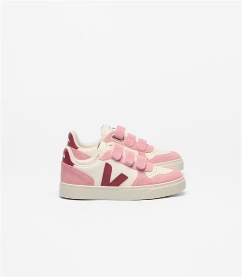 Veja Small V-10 Leather Pure Marsala Mary Pure Marsala Mary-28  Hvid  28 EU  Piger