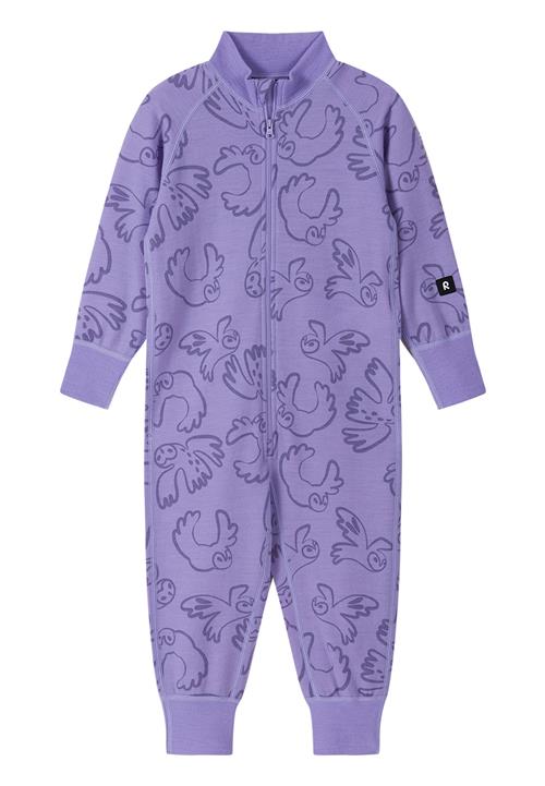 Reima Parvin Wool Coverall Blooming Lilac Blooming Lilac 92 cm  Lilla  92 cm  Drenge, Piger
