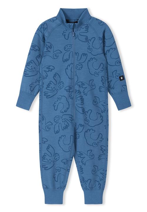 Reima Parvin Wool Coverall Blue Ocean Blue Ocean 110 cm  Blå  110 cm  Drenge