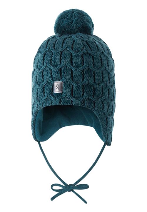Reima Nunavut Beanie Dark Teal Dark Teal 54 cm  Blå  54 cm  Drenge, Piger