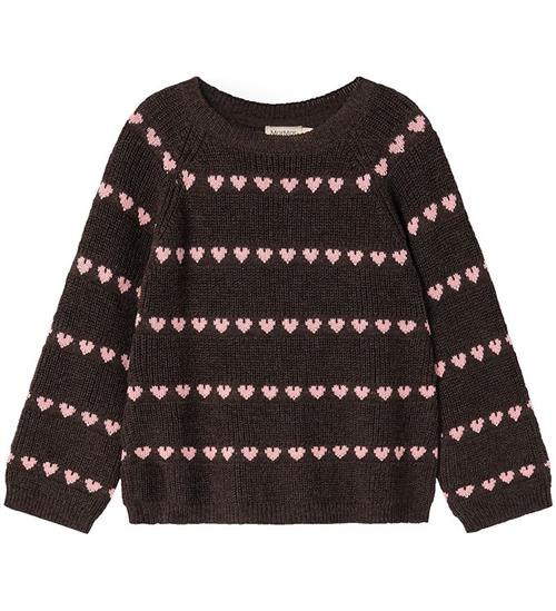 MarMar Bluse - Uld/Bomuld - Torin - Rose Frosting Hearts