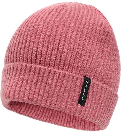 Didriksons Hue - Strik/Rib - Buz Kids - Heather Pink