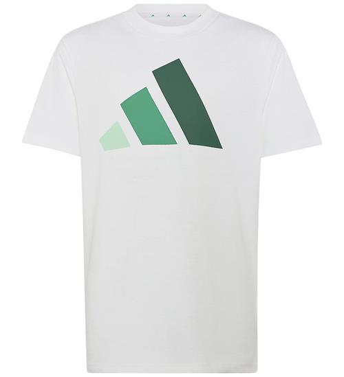 adidas Performance T-shirt - 160 - Hvid/Clear Mint/Court Green