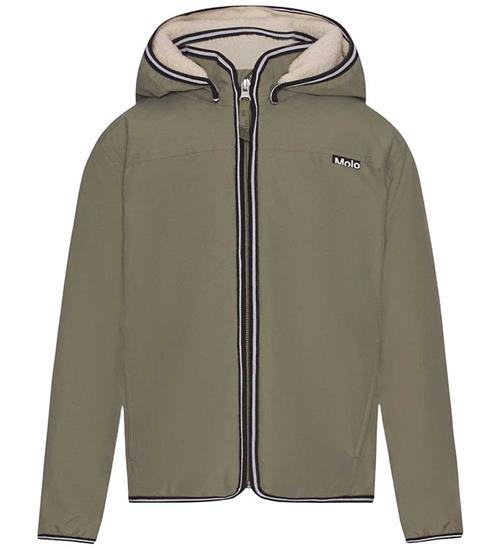 Molo Regnjakke m. Vattering - Winner - Dusty Green