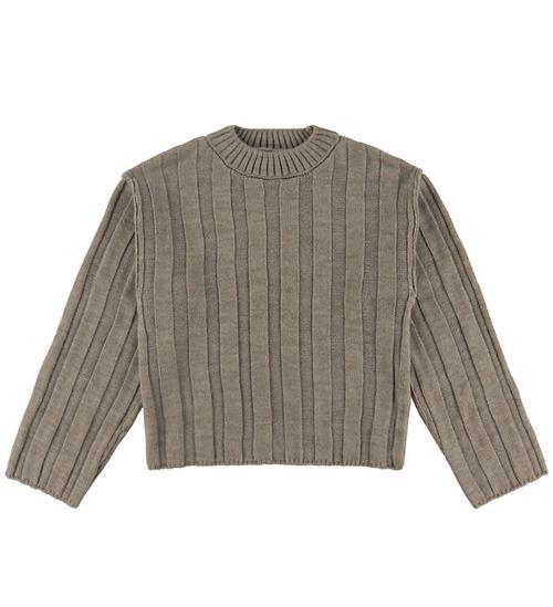 Kids Only Bluse - KogTessa - Strik - String/Melange