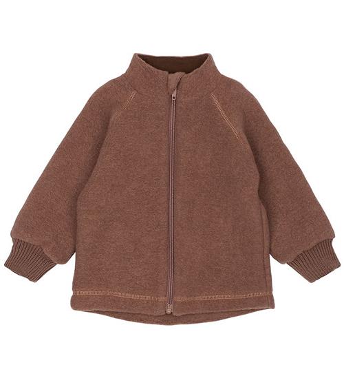 Mikk-Line Cardigan - Uld/Bomuld - Burlwood