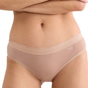 Sloggi Trusser 2P GO Blush Hipster Beige polyamid X-Small Dame
