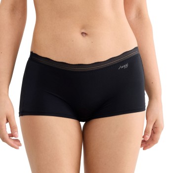 Sloggi Trusser 2P GO Blush Shorts Sort polyamid X-Small Dame