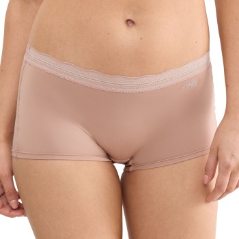 Sloggi Trusser 2P GO Blush Shorts Beige polyamid Large Dame