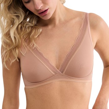 Sloggi BH GO Blush Soft Bra Beige polyamid L+ Dame