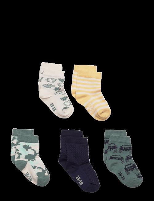 Minymo | Socks W. Pattern (5-Pack) | 19/22