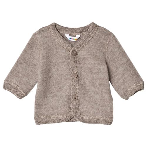 Joha Cardigan Toscana Melange Sesame Melange-70 cm Wool Beige  70 cm  Drenge, Piger