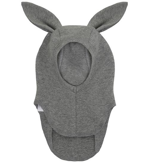 Huttelihut Elefanthue - 1-lags - Medium Grey Melange m. Ører