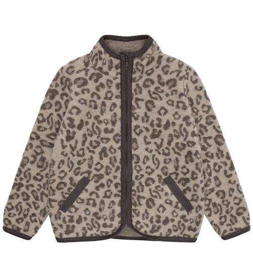 Huttelihut Cardigan - Uldfleece - Camel Melange