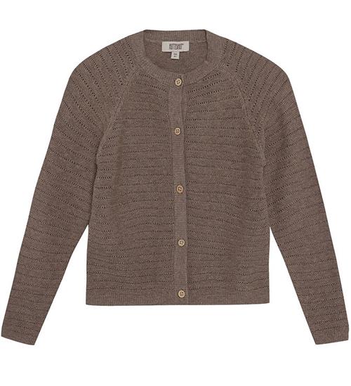 Huttelihut Cardigan - Strik/Hulmønster - Cinder Melange