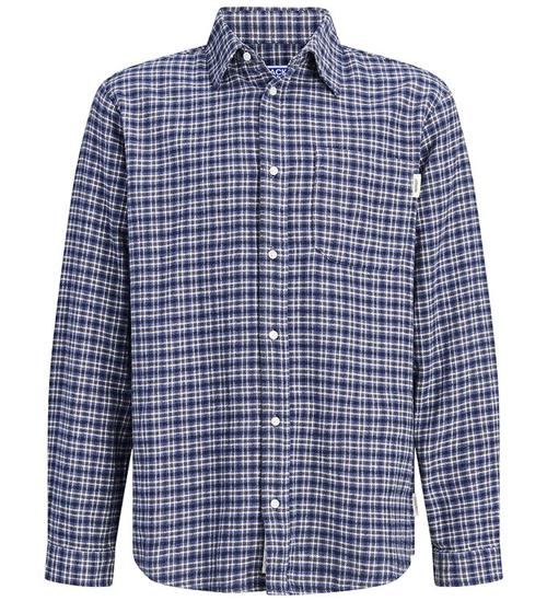 Jack & Jones Skjorte - JorFrederiksberg - Flannel - Crown Blue/C