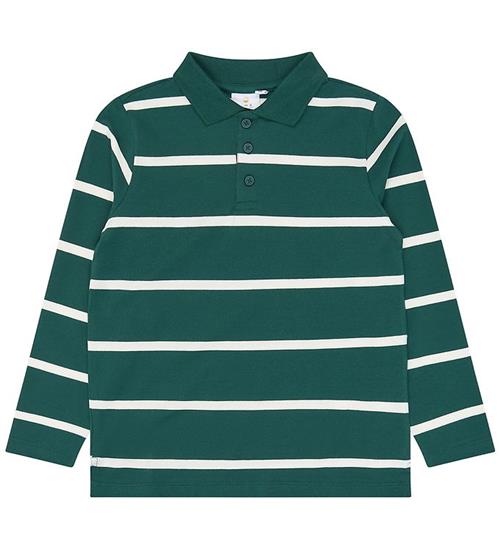 Se The New Polobluse - TnVuk - June Bug Striped hos KidsWorld