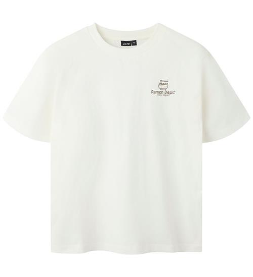 LMTD T-shirt - NlnRolls - White Alyssum/Chocolate Chip