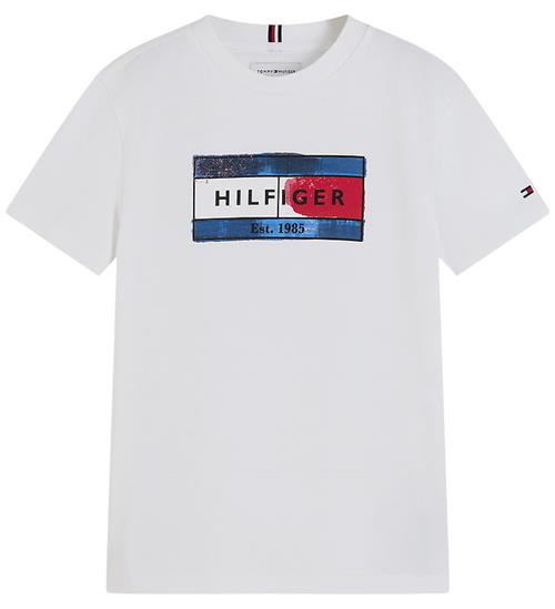Tommy Hilfiger T-shirt - White m. Print