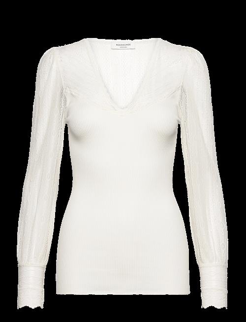 Rosemunde | Silk T-Shirt W/ Lace | XL
