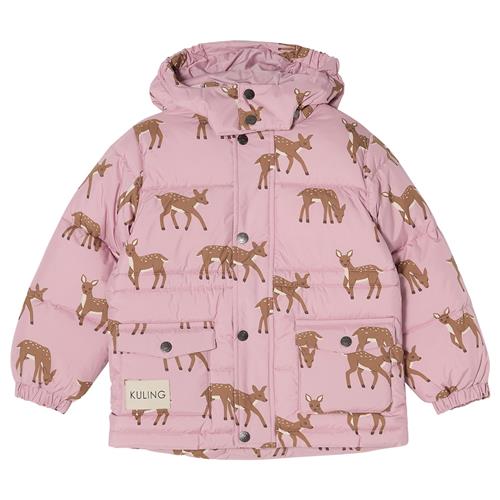 Kuling Cleveland Pufferjakke Pink Deer  Pink Deer-140 cm  Lyserød  140 cm  Drenge, Piger