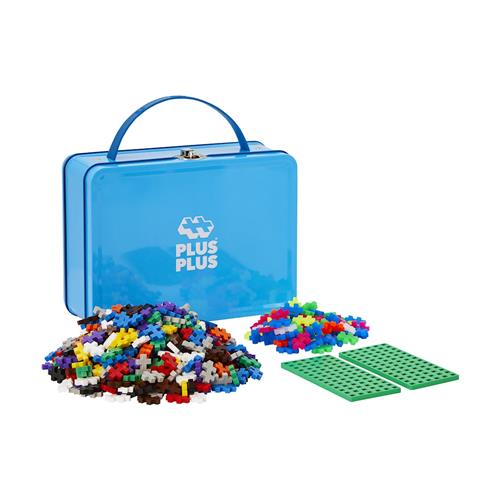 Plus-Plus Basic Opbevaringskasse Af Metal Blue  Blue One Size  Blå  One Size 5 Years + Drenge, Piger