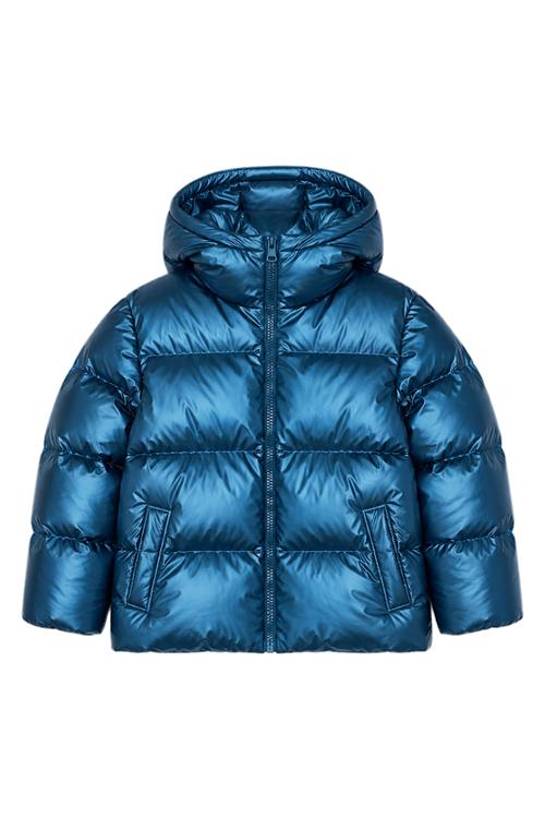 The New TNUffe Puffer Jacket Metallic Blue Metallic Blue 9-10 Y  Marineblå  9-10 år  Drenge