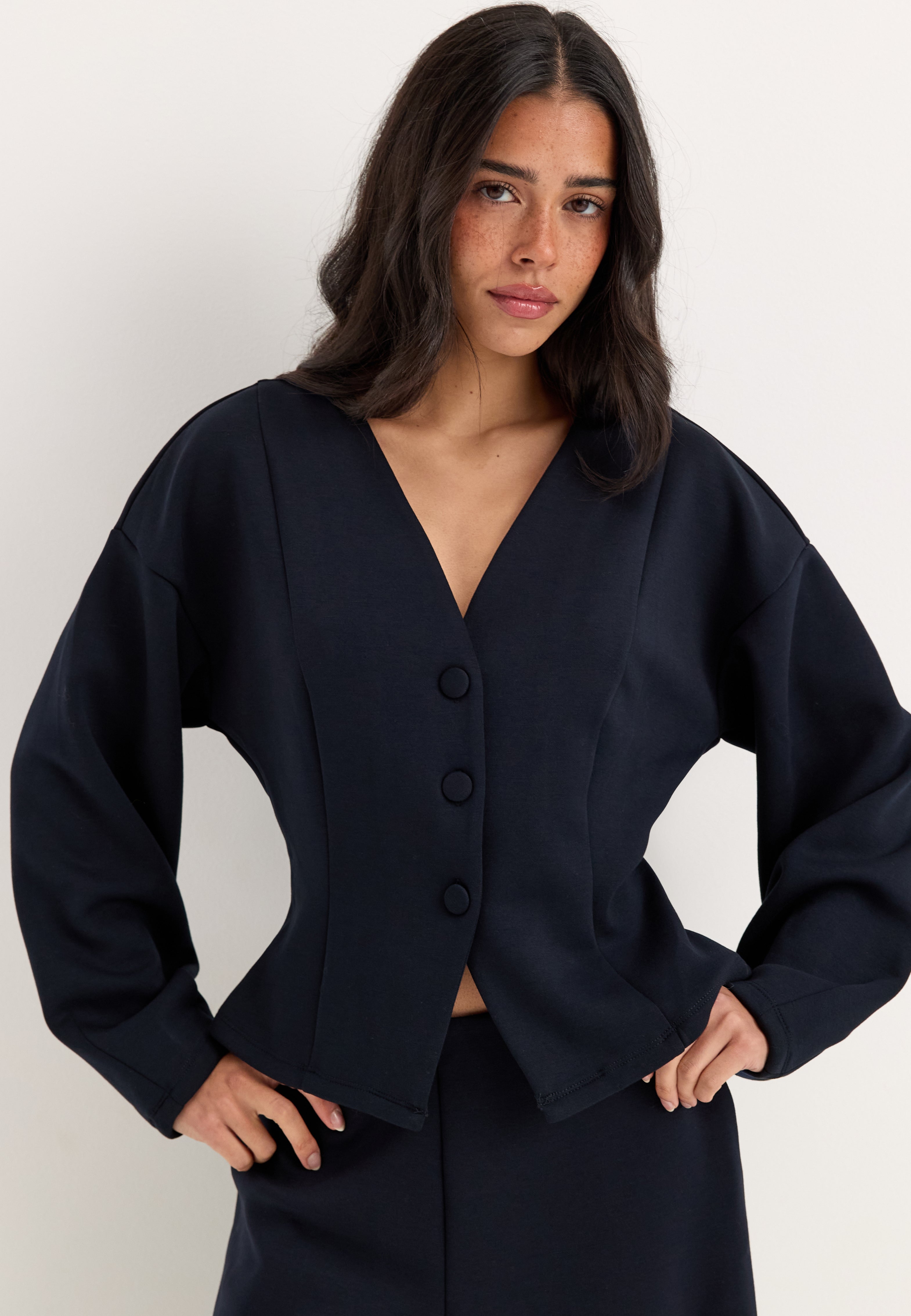 VILA Visiffi V-neck L/S SWEAT CARDIGAN