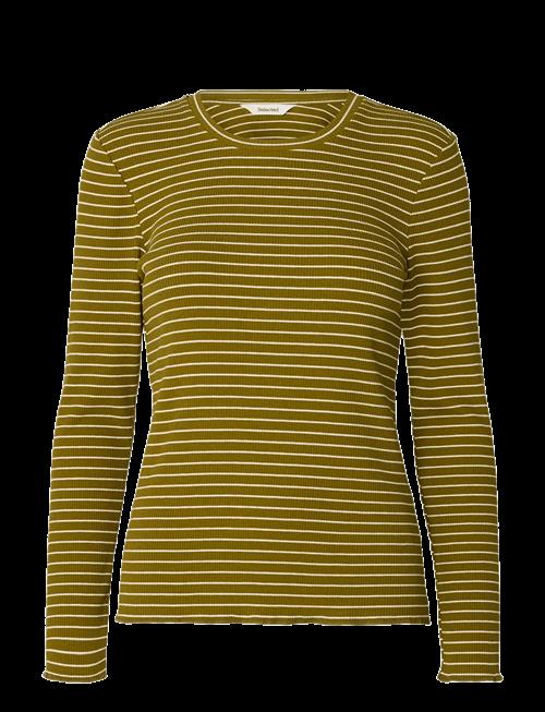 Selected | Slwanna Ls Crew Neck Tee Str Noos | XXL