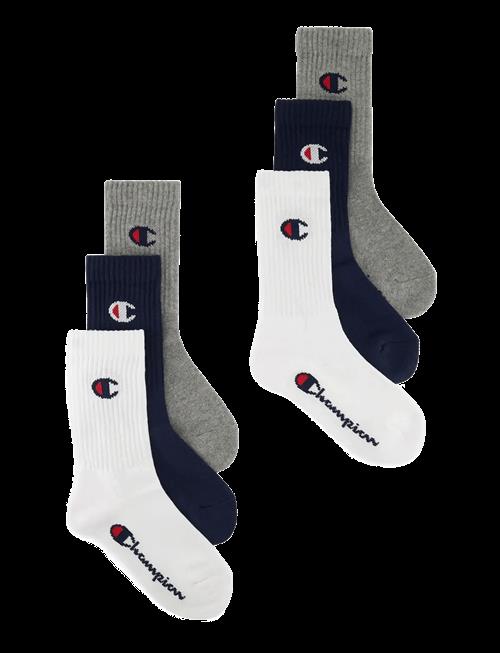 Champion | 6Pk Crew Socks | 27-30