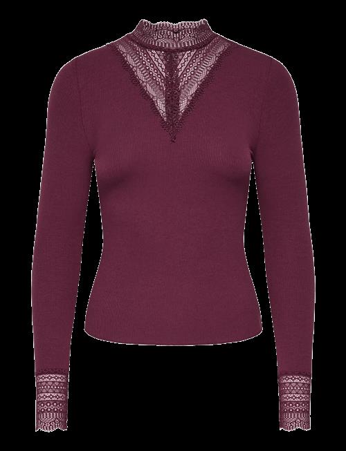 ONLY | Onltilde L/S High Neck Lace Top Jrs Noos | XS