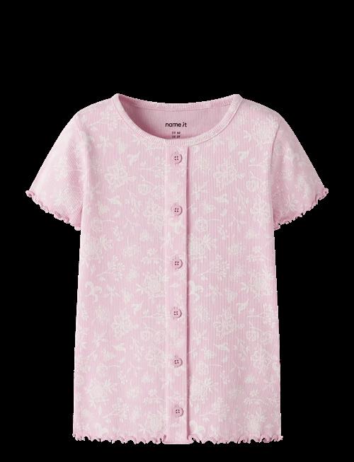 name it | Nmfvemia Aop Ss Slim Top | 110