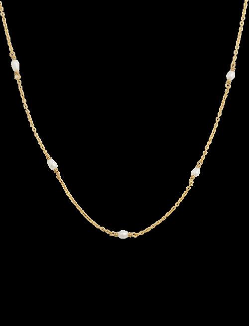 Syster P | Treasure Multi Pearl Necklace Gold | ONE SIZE