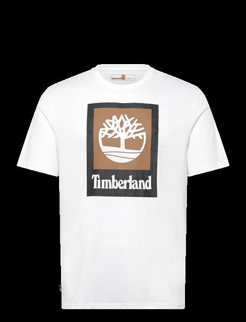 Timberland | Stack Logo Colored Short Sleeve Tee White | S
