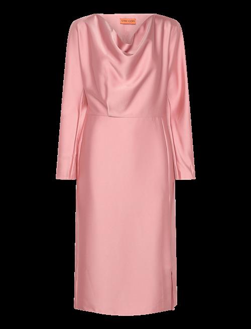 STINE GOYA | Long Sleeve Midi Dress, 2261 Satin | M
