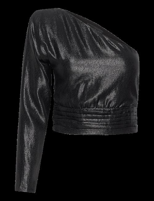 Mango | Asymmetrical Puff Sleeve Blouse | XS