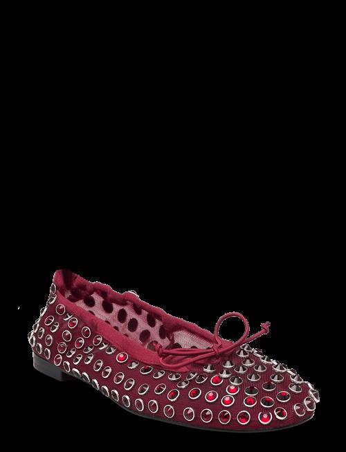 Mango | Studded Mesh Ballerina Shoes | 37