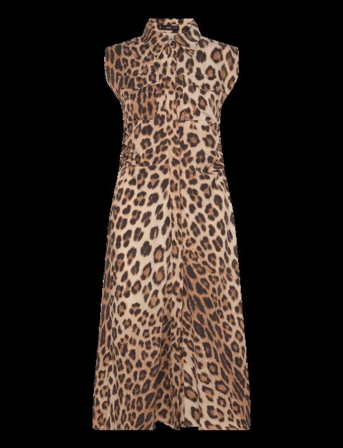 Mango | Leopard-Print Shirt Dress | S