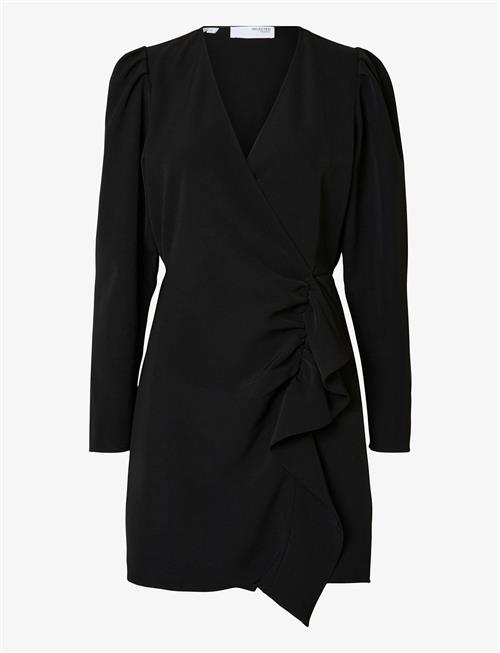 Selected | Slfsine Ls Short Ruffle Dress B | 34