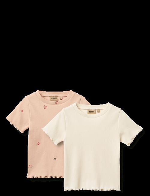 Wheat | 2 Rib T-Shirt S/S Alicia | 116