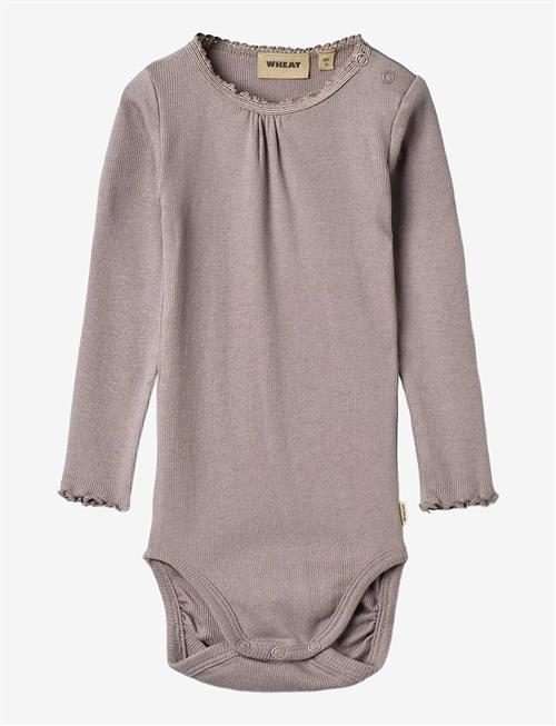Wheat | Rib Body L/S Lotta | 56